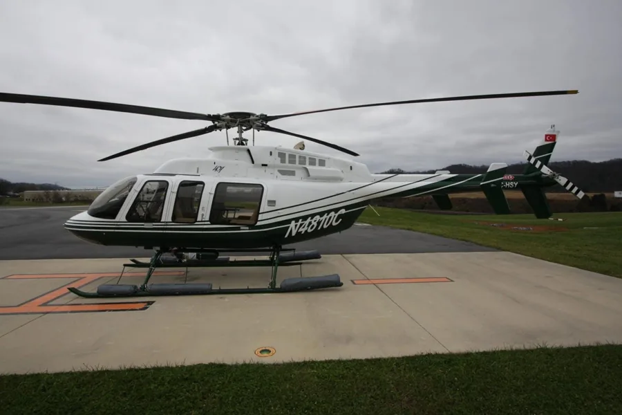 Bell 407 helicopter