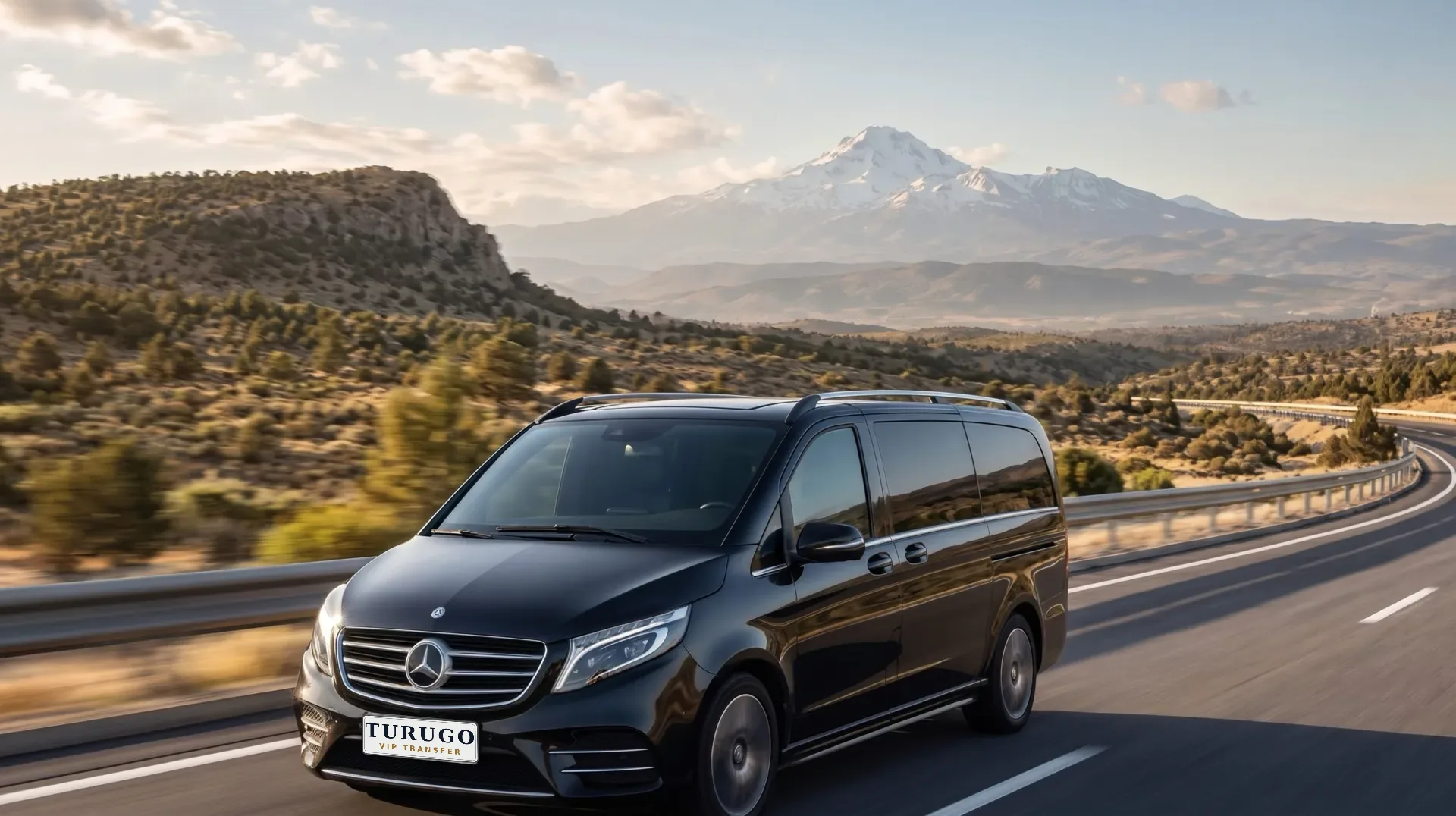 Mercedes Vito VIP on the road